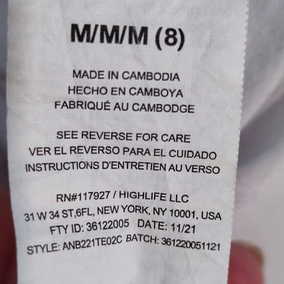 AND1 basketball T-shirt boys size M (8) white with graphic design - Picture 7 of 10